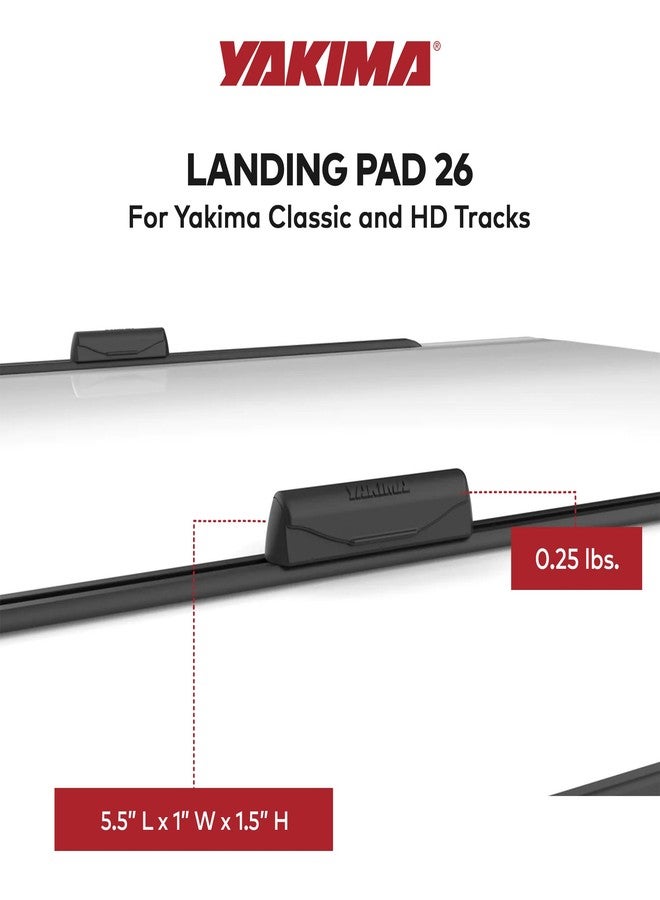 Yakima Set of 2 Custom Landing Pads, Roof Rack Mounts Classic and HD Tracks - Image 3