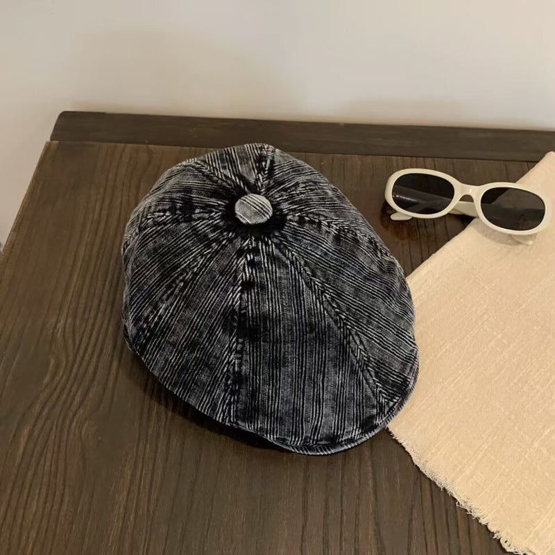 Letter Cap Unisex Winter Corduroy Minimalist Casual Hat Corduroy - Image 1