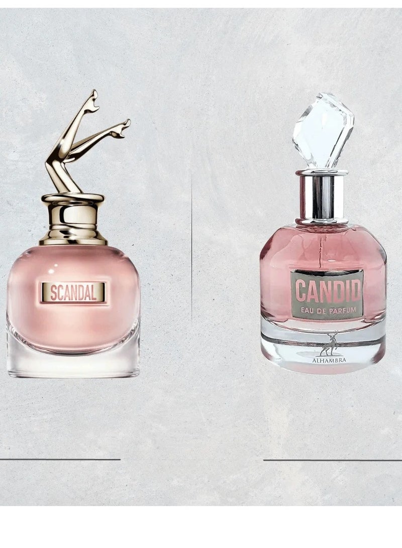 ميزون الهمبرا عطر كانديد أو دي برفيوم من ميزون الهمبرا للنساء - 100 مل (مستوحى منجان بول غوتييه سكاندال ) - Image 2