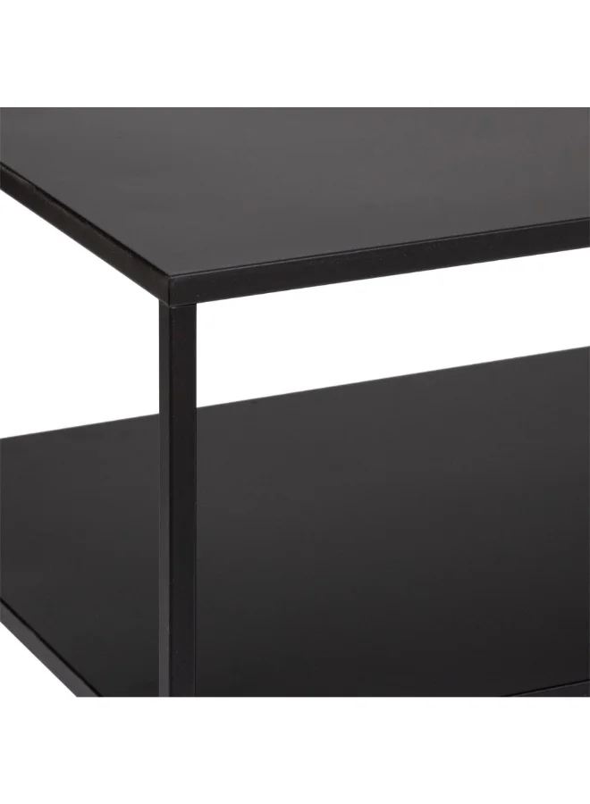 atmosphera Gota Elegant Design Rectangular TV Stand Black 50 x 50 x 150 cm 185062