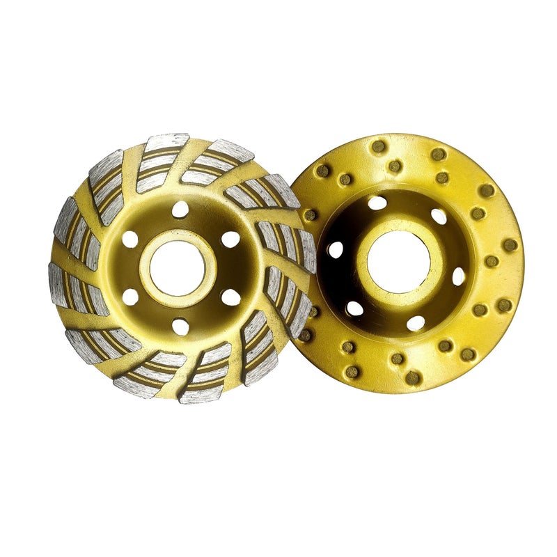 Black 100mm 12 Segment Diamond Grinding Cup Wheel for Concrete Stone Ceramic - Image 2