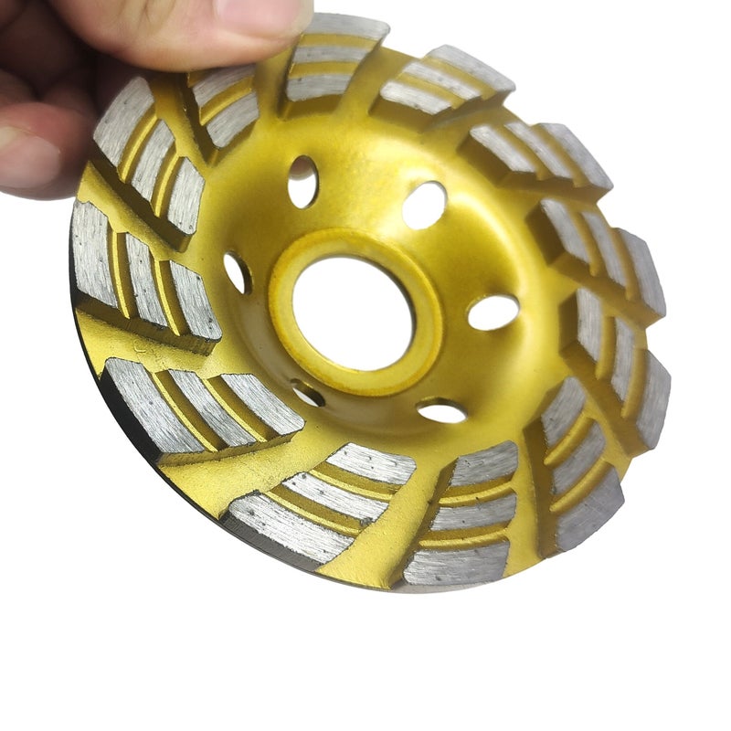 Black 100mm 12 Segment Diamond Grinding Cup Wheel for Concrete Stone Ceramic - Image 5