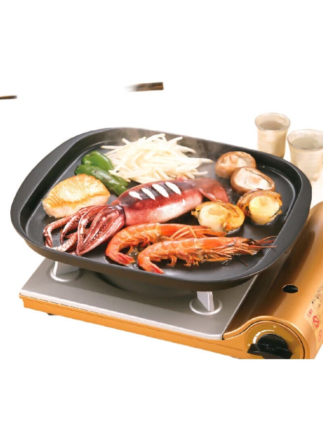 Iwatani Portable Outdoor Gas Grill Plate For Home Use, Teppanyaki Griddle, Gas Burner Grill Pan Zk-08 - Image 3