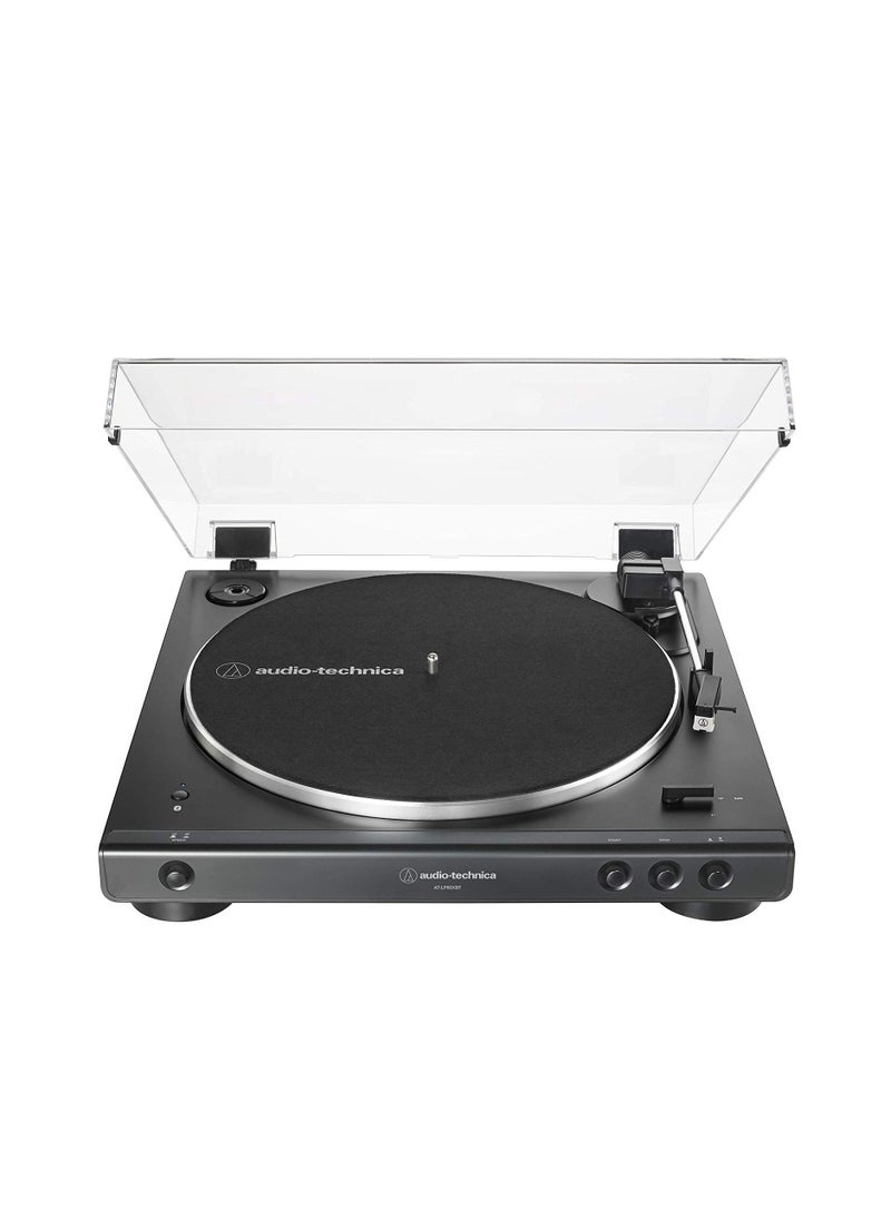 audio-technica Audio-Technica AT-LP60X-BK Fully Automatic Belt-Drive Stereo Turntable, Black  - Image 2