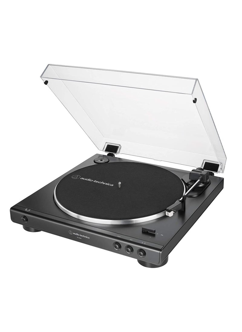 audio-technica Audio-Technica AT-LP60X-BK Fully Automatic Belt-Drive Stereo Turntable, Black  - Image 1