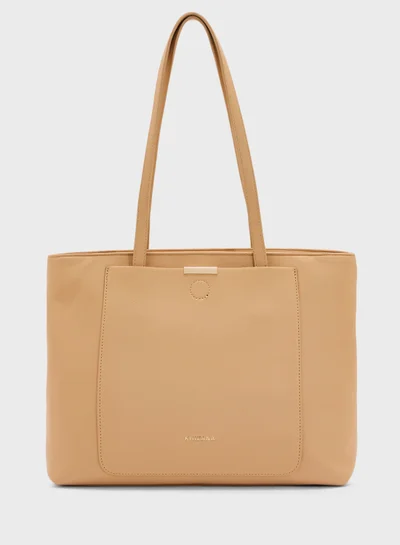 Khizana Metal Trim Detail Everyday Tote Bag