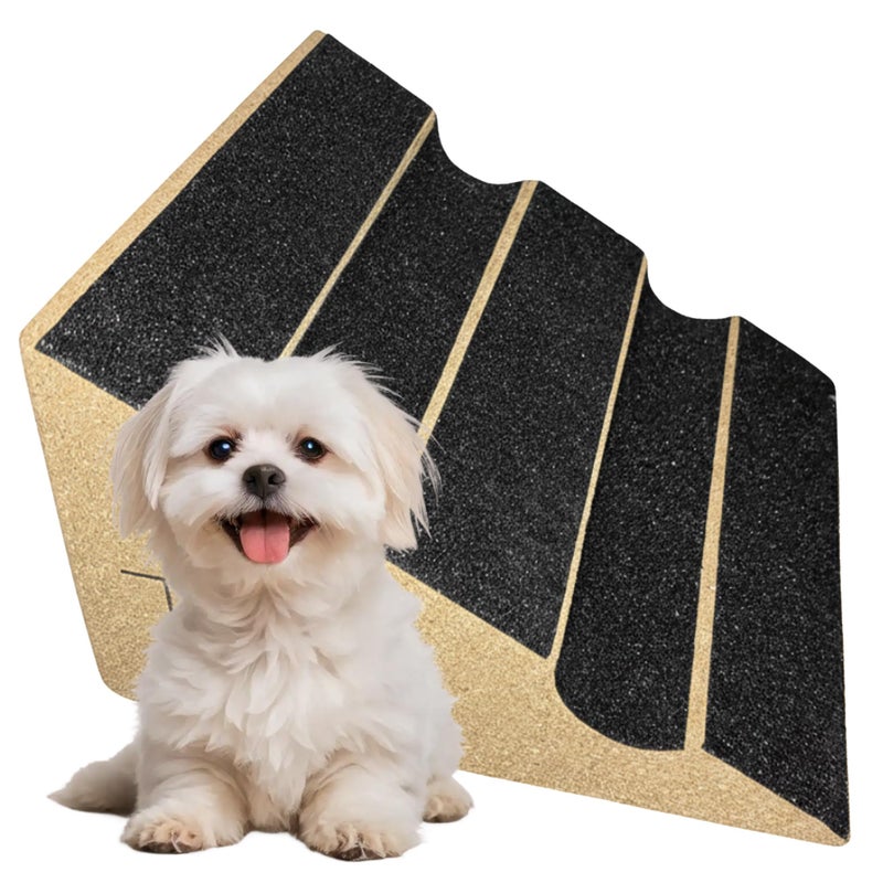 Stairwedge Original StairWedgeâ„¢ - New Enhanced Tread Grip! Ramp for Small Dogs Breeds - Fits Standard Staircase - Wedge Shape Stair Ramp for Dogs and Pets - Multi-Patent Pending (1single) - Image 2