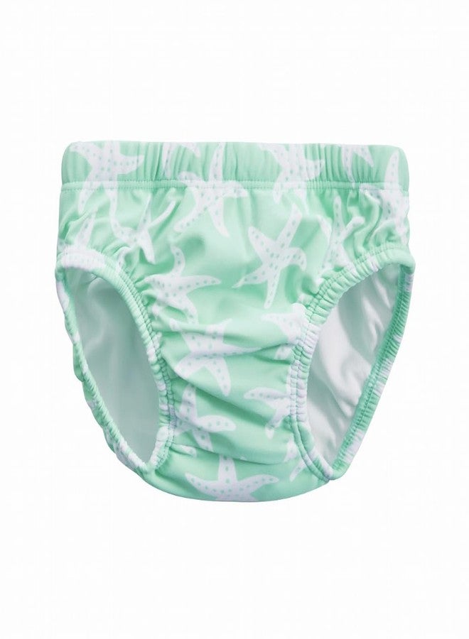 Big Softies Reusable Baby Swim Nappies-Small to Medium size-Green Starfish|Leak Proof & Adjustable|Comfortable & Lightweight|Perfect for Pool or Beach Days|Ideal for babies of 6-12 months - Image 3