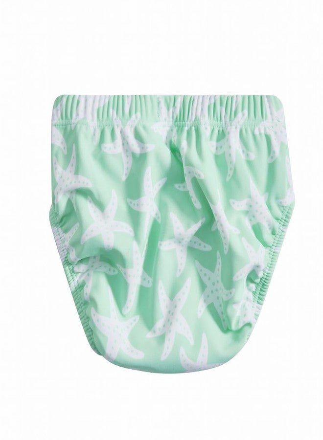Big Softies Reusable Baby Swim Nappies-Small to Medium size-Green Starfish|Leak Proof & Adjustable|Comfortable & Lightweight|Perfect for Pool or Beach Days|Ideal for babies of 6-12 months - Image 4