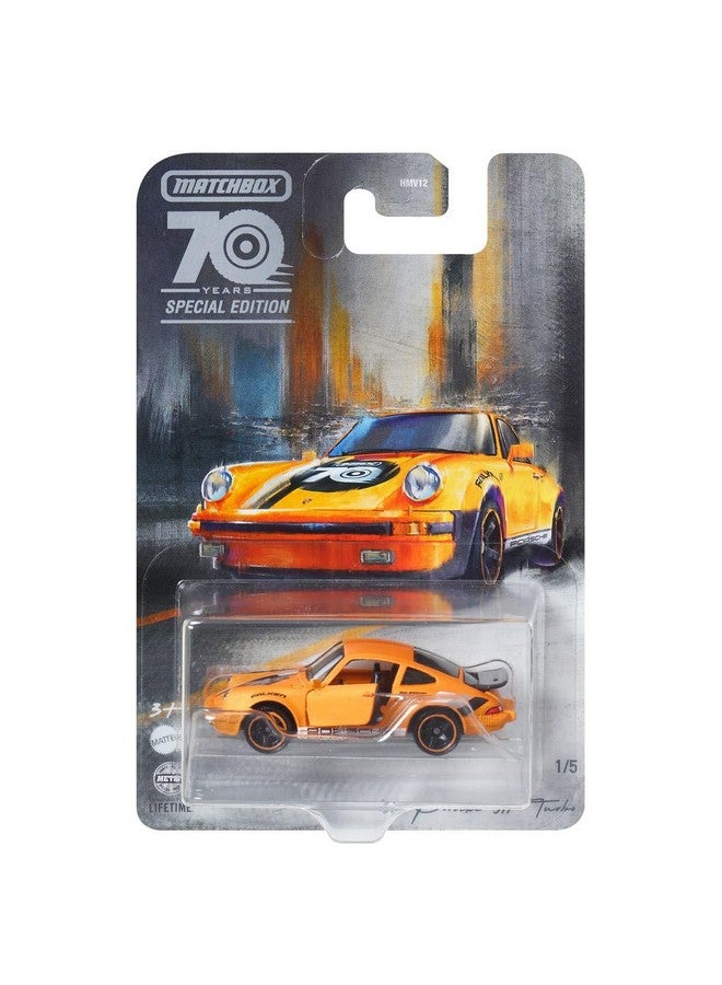 MATCHBOX مجموعة خاصة من 5 سيارات مصنوعة من المعدن بمناسبة الذكرى السبعين لماتش بوكس 2023 - الإصدار HMV12-956A - Image 2