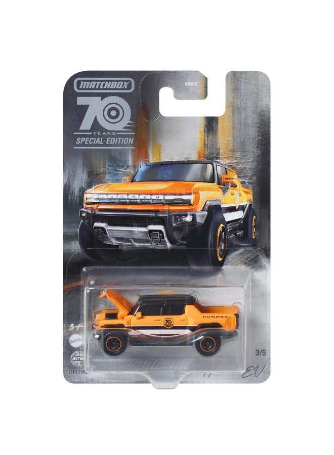 MATCHBOX مجموعة خاصة من 5 سيارات مصنوعة من المعدن بمناسبة الذكرى السبعين لماتش بوكس 2023 - الإصدار HMV12-956A - Image 4