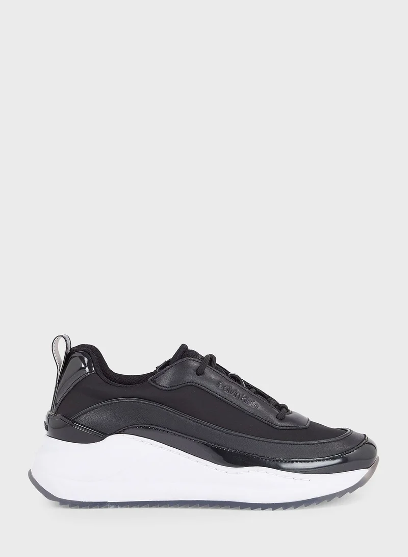 CALVIN KLEIN Chunky Internal Wedge Lace Up