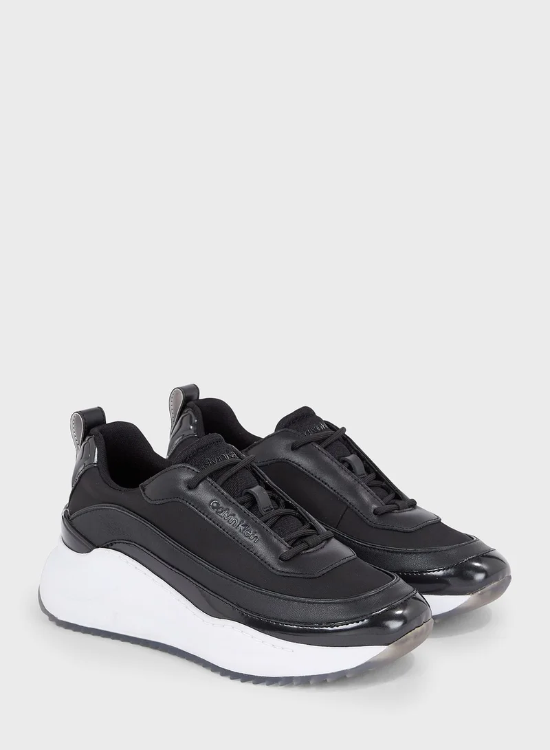 CALVIN KLEIN Chunky Internal Wedge Lace Up