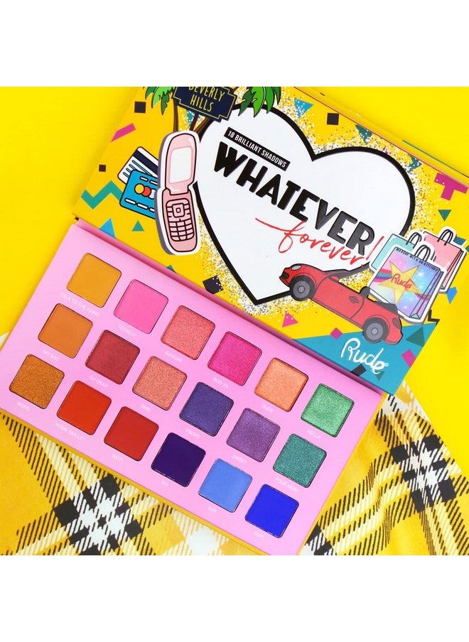 Rude - Cosmetics Whatever Forever 18 Eyeshadow Palette - Image 1