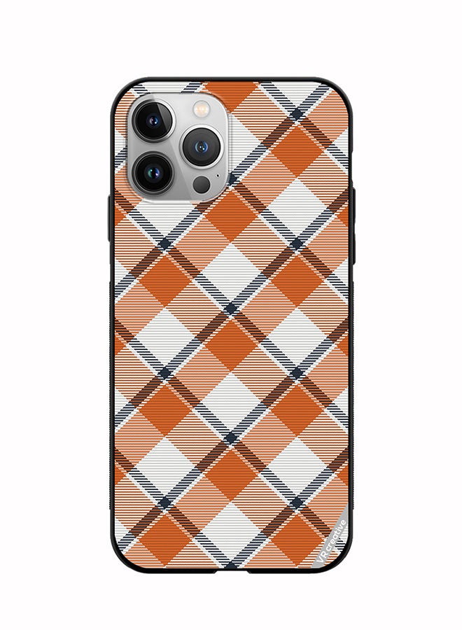 VR CREATIVE Protective Case Cover For Apple iPhone 11 Pro Max Check Texture Design Multicolour - Image 1