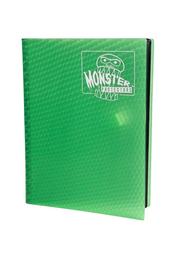 Monster Protectors ألبوم بطاقات التداول Monster Binder Holofoil Green يحتوي على 360 بطاقة Yugioh Magic Pokemon  - Image 1