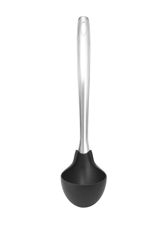 Amco Cooking Utensil Set - Durable Kitchen Gadgets - Metal Kitchen Accessories - Easy to Clean Kitchen Tools (Nylon Black) - Image 3