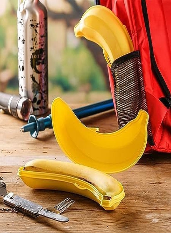 StonSell Ston Pack of 2 Banana Storage Box for Kids Banana case for Storage Banana Holder Banana Casein Banana Cover Banana Box Keeper Guard Protector Case - Pack of 2 (Available Color Will be Sent) - Image 3