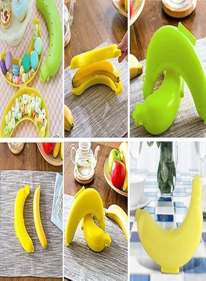 StonSell Ston Pack of 2 Banana Storage Box for Kids Banana case for Storage Banana Holder Banana Casein Banana Cover Banana Box Keeper Guard Protector Case - Pack of 2 (Available Color Will be Sent) - Image 5