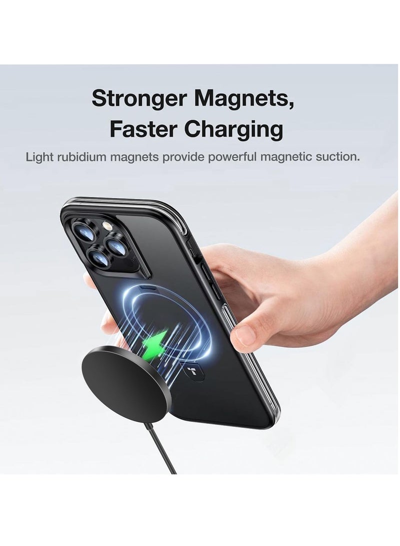 AROAQ Magnetic Wireless Phone Charger, Portable Fast Charging Magnetic Charging Pad, Compact And Lightweight Cordless Charging Mat, Safe And Reliable Charging Station, (Pack Of 2pcs, USB A And Type C) - Image 3