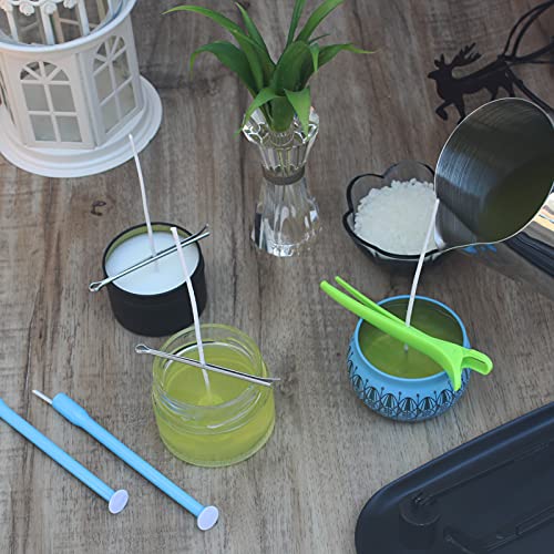 CandMak Candle Wick Kit - 60 Cotton Wicks with Tools for Making Thick, 6 inch Candles - Image 5