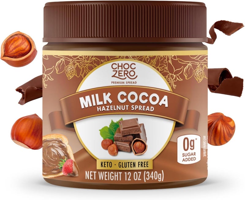 ChocZero Milk Chocolate Hazelnut Spread - Image 1