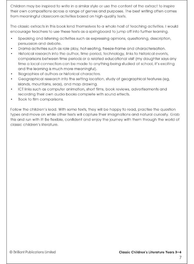 Developing Reading Comprehension Skills Years 3-4: Classic Children's Literature - Image 3