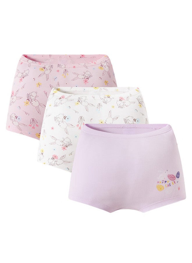THREEGUN Sanqiang Children'S Modal Girls' Straight-Leg Pants (Pack Of Three) 59048B1, Little Rabbit, 140 - Image 2