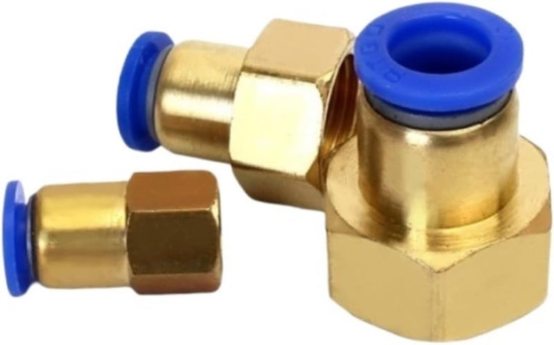 1/10pcs PCF Air Pipe Fitting 4 6 8 10 12mm Hose Tube 1/8 3/8 1/2 1/4 BSPT Female Thread Brass Pneumatic Connector Quick Joint(PCF12-01,10pcs) - Image 3