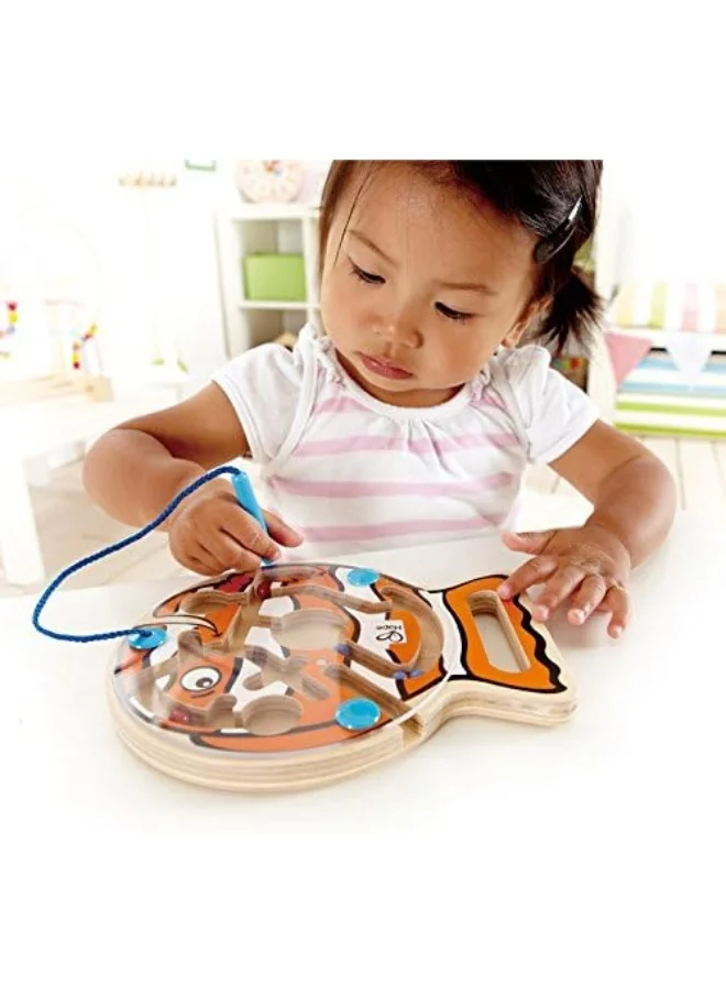 Hape Mesmerizing Maze Puzzle For Toddlers, Go Fish Go Maze Puzzle For Kids, Early Education And Mind Developing Toy Game, Multicolor Toy, Ages 24 Months And Up