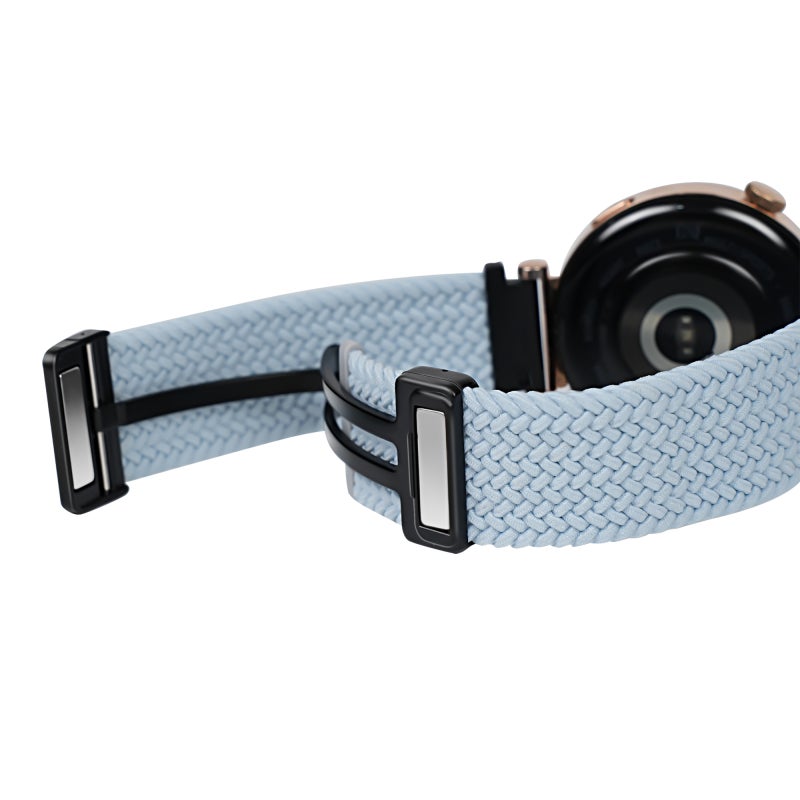 erorex For Amazfit Watch Gtr 4 22Mm Magnetic Buckle Braided Watch Band(Space Gray) - Image 5