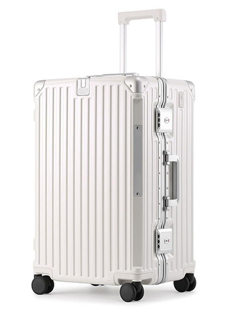 NKX Premium Expandable Aluminum Frame ABS & PC Suitcase With USB charging port and C type 24 Inch - Image 1