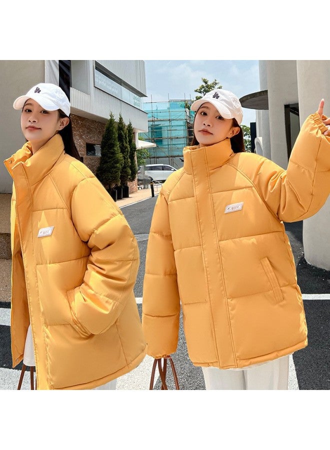 Small Short Student Down Jacket Women's Thickened Warm Loose College Style Niche Bread Jacket