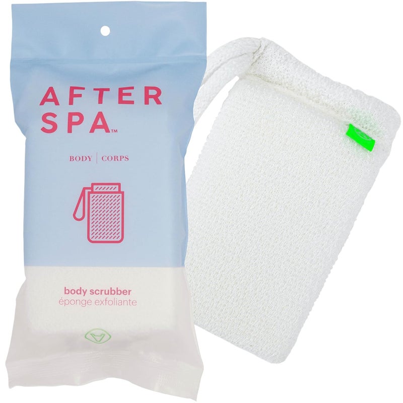 afterspa Scrubber Body Brush by Afterspa Bath Scrubber for Body Shower Brush Back Loofah Body Brush Exfoliator Vegan and Cruelty Free - Image 1