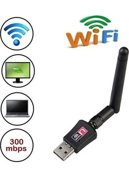 Juo - WN802N 300MBPS USB Wireless Wifi Receiver Network Adapter - Image 1