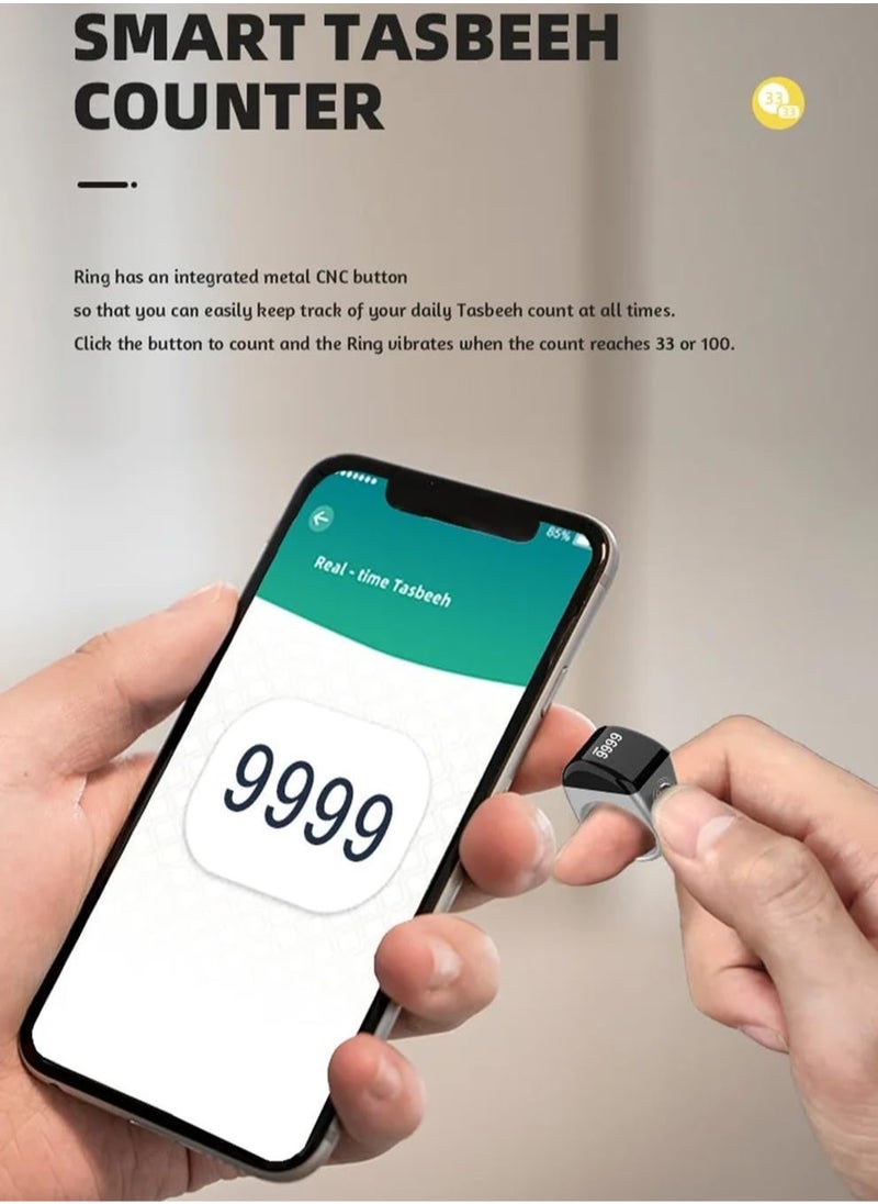 General - Smart Ring Health Tracker with No App Subscription, Smart Rings for Men Women Fitness Sleep Tracker - 5-7 Days Battery Life, Compatible with iOS & Android,Gold - Image 1