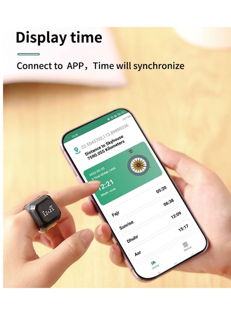 General - Smart Ring Health Tracker with No App Subscription, Smart Rings for Men Women Fitness Sleep Tracker - 5-7 Days Battery Life, Compatible with iOS & Android,Gold - Image 1