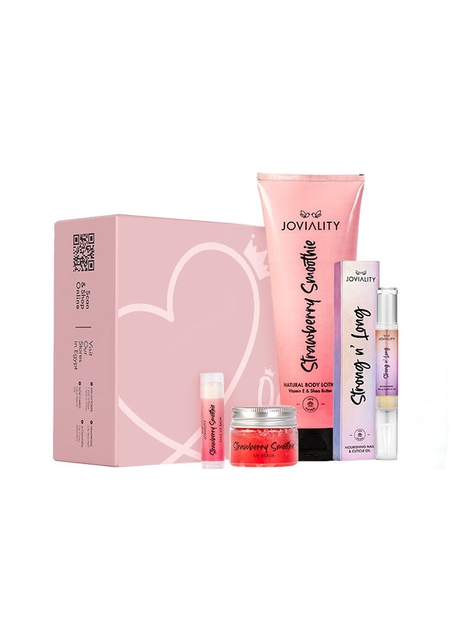 JOVIALITY - Beauty Blossom - Strawberry Smoothie Kit - Image 1