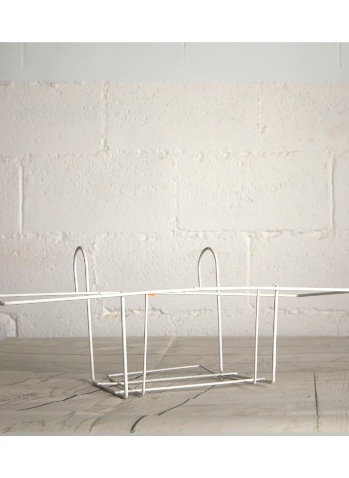 GROW white metal pot hanger 