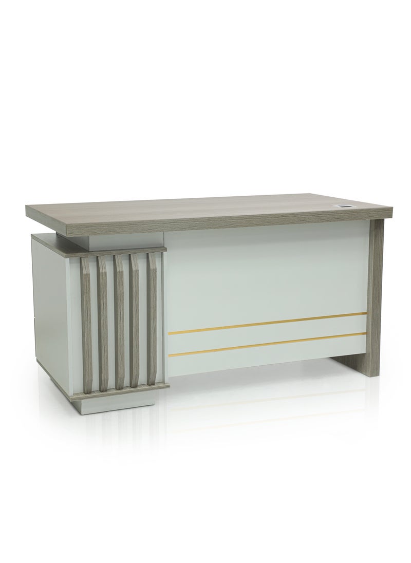Multi Home Furniture - Modren Design Study Desk MH-5824-New Grey - Image 1