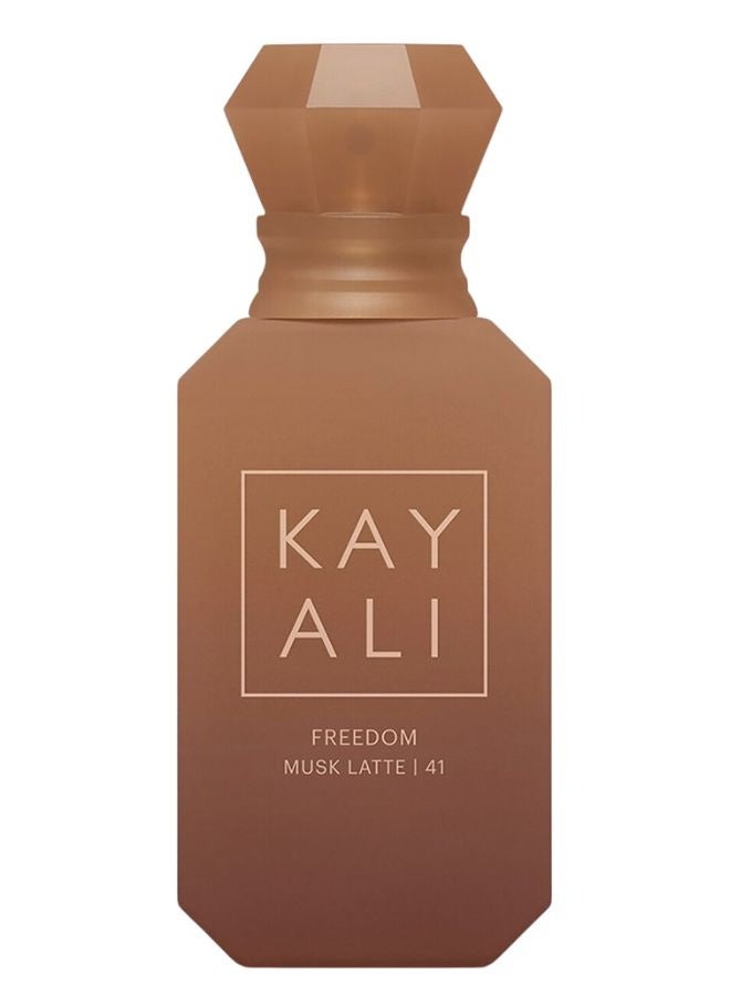 كايالي كيالي ميني فريدوم مسك لاتيه | 41 ماء عطر بخاخ للسفر - 10 مل (عطر المسك الكريمي المستوحى من اللاتيه مع الفانيليا الدافئة والأخشاب الناعمة والحلاوة العطرية المريحة) - Image 1