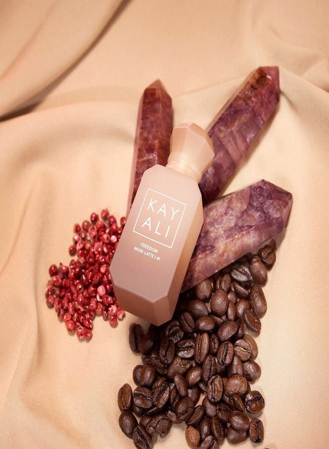 كايالي كيالي ميني فريدوم مسك لاتيه | 41 ماء عطر بخاخ للسفر - 10 مل (عطر المسك الكريمي المستوحى من اللاتيه مع الفانيليا الدافئة والأخشاب الناعمة والحلاوة العطرية المريحة) - Image 2