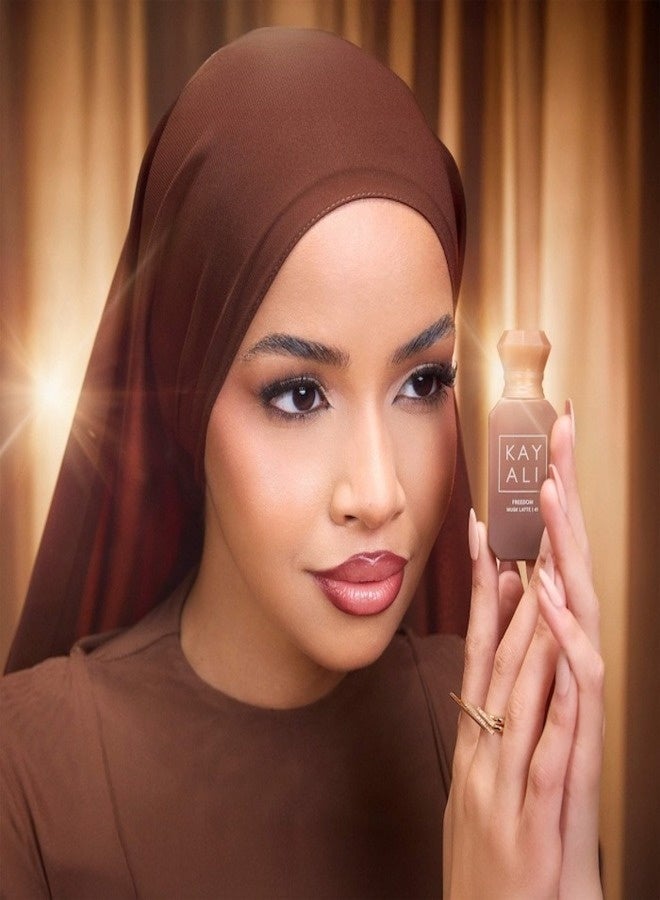 كايالي كيالي ميني فريدوم مسك لاتيه | 41 ماء عطر بخاخ للسفر - 10 مل (عطر المسك الكريمي المستوحى من اللاتيه مع الفانيليا الدافئة والأخشاب الناعمة والحلاوة العطرية المريحة) - Image 4