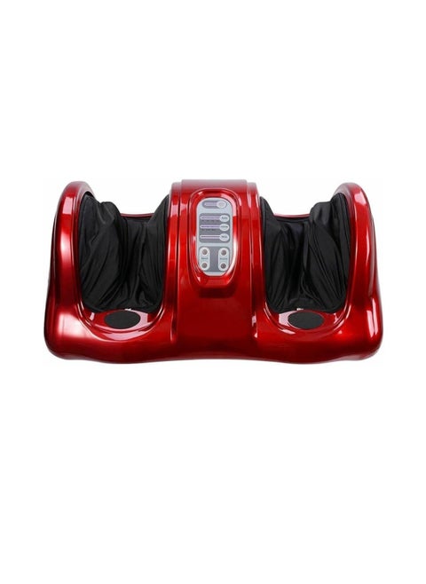 Foot Massager Machine with Heat Foot and Calf Massager with Roller Deep Tissue for Plantar Fasciitis Pain Relief Promotes Blood Circulation - Red