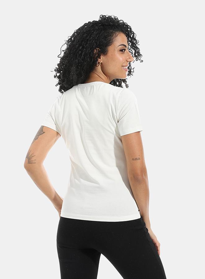 Xtcy Single Lycra Half Sleeve Wide Neck Bodysuit women - Image 3