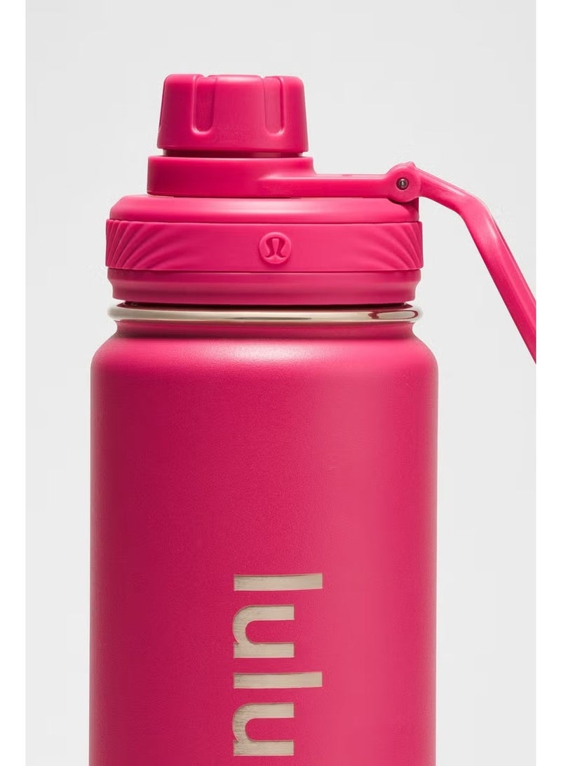 lululemonStainless steel sports vacuum insulated water bottle, suitable for holding water, iced tea, hot tea, etc., with a capacity of 710 milliliters - Image 2