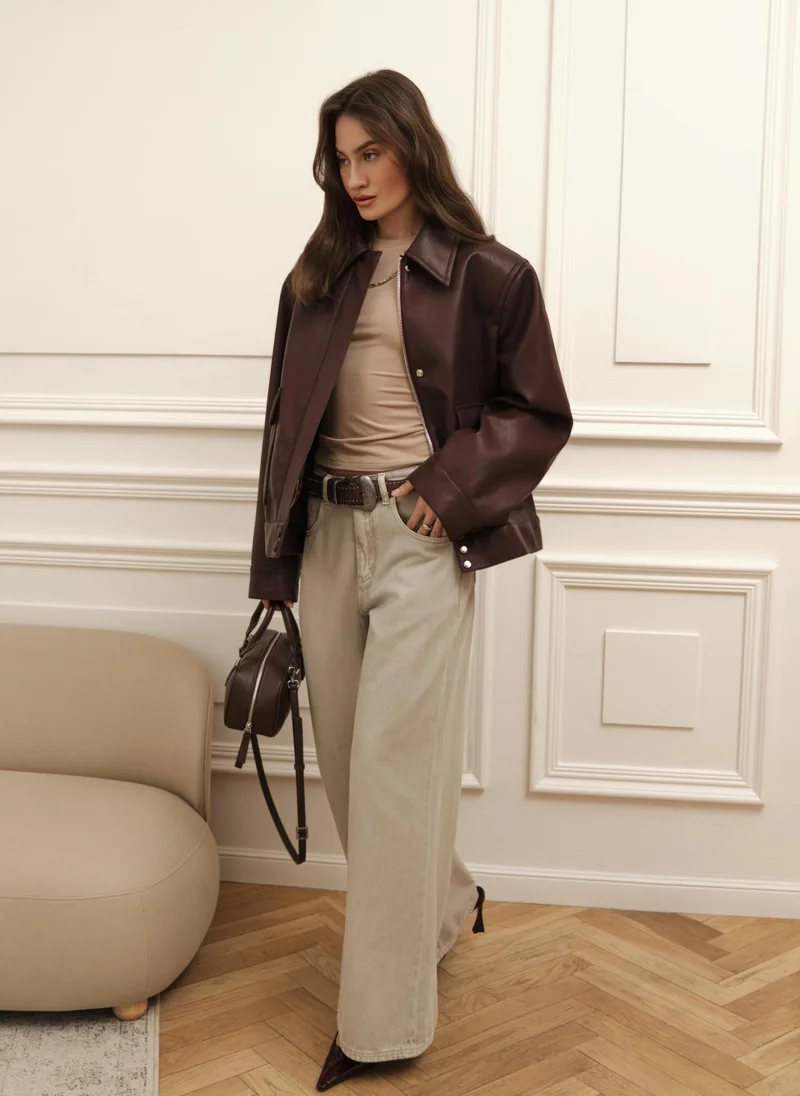Lichi Loose-fitting mid-rise jeans