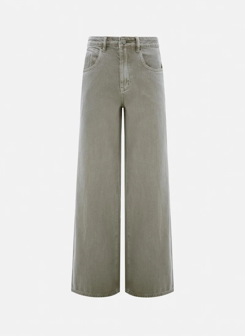 ليتشي بنطلون جينز فضفاض متوسط ​​الارتفاع