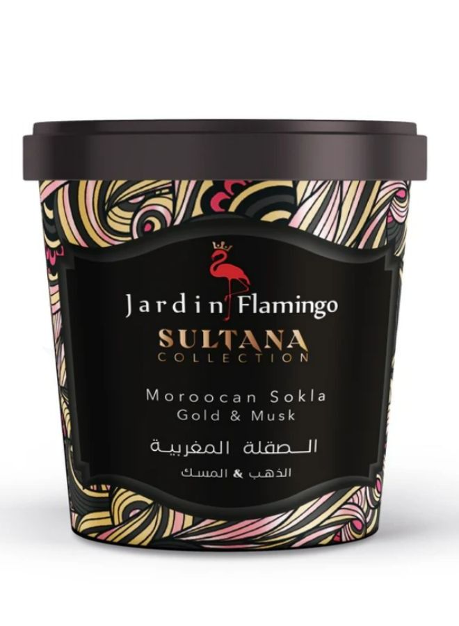Jardin Flamingo Sultana Moroccan Sokla Gold & Musk - Image 1