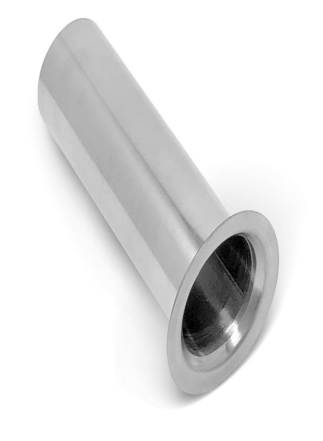 Tesor #12 Stainless Steel 2 Inch Meat Bag Filling Tube for Meat Grinder - Image 2